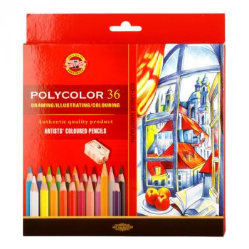 Pastelky KOH-I-NOOR Polycolor 36 ks