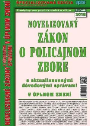 Novelizovaný zákon o policajnom zbore 10/2018