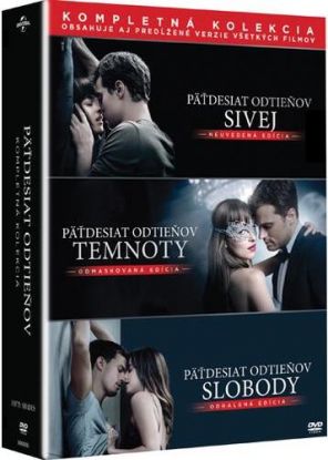 Pätdesiat odtieňov: Kompletná kolekcia 3 DVD