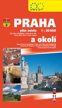 Praha a okolí 1:20 000/1:190 000