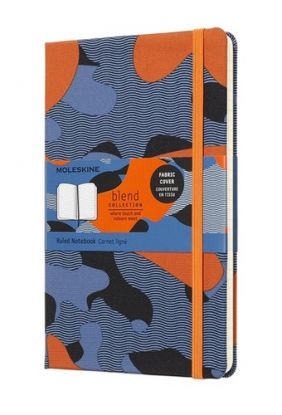 Zápisník MOLESKINE Nomad Blend linajkový oranžovýL