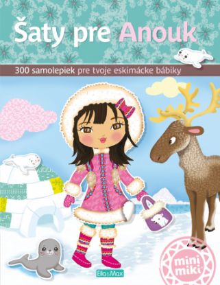 Šaty pre ANOUK – Kniha samolepiek