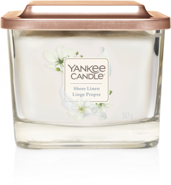 Yankee Candle sviečka stredná Elevation Sheer Linen