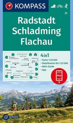 Radstadt, Schladming, Flachau 1:50.000