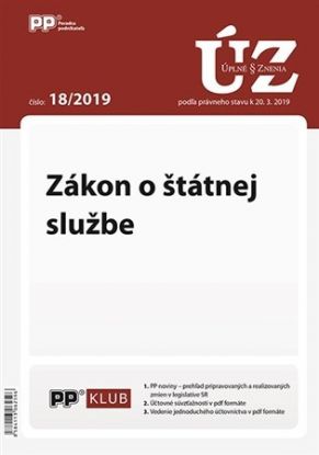 UZZ 18/2019 Zákon o štátnej službe