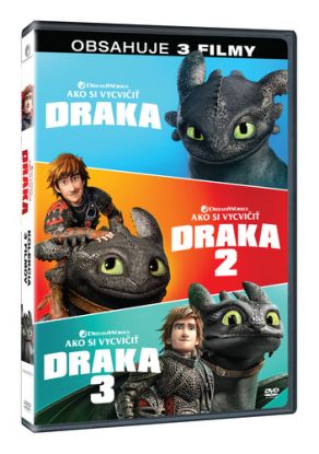 Ako si vycvičiť draka kolekcia 1.-3. 3DVD (SK)