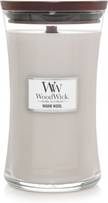 WoodWick sviečka veľká Warm Wool