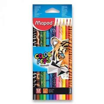 Pastelky MAPED Color\' Peps Animals 12 ks