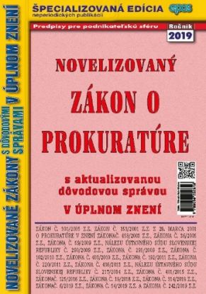 Novelizovaný zákon o prokuratúre 13/19