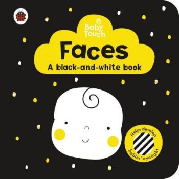 Baby Touch - Faces - a black-and white-book