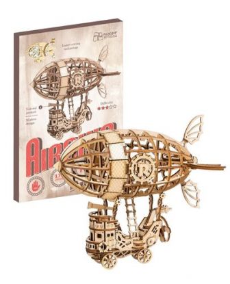 Drevené 3D puzzle Vzducholoď