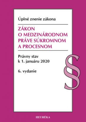 Zákon o medzinárodnom práve súkromnom a procesnom Úzz, 3. vydanie, 2020