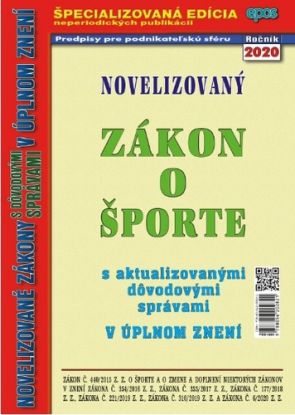 Novelizovaný zákon o športe 12/2020