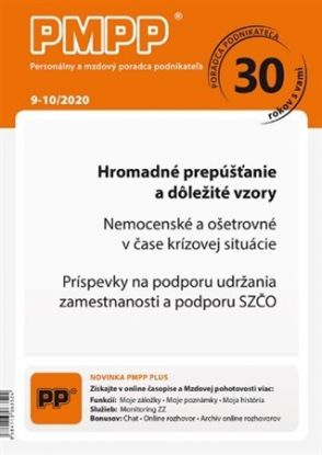 PMPP 9-10/2020 Hromadné prepúšťanie a dôležité vzory