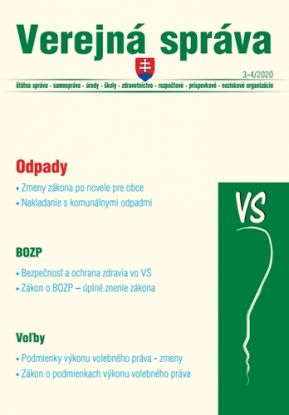 Verejná správa 3-4 2020 - Zmeny v odpadoch pre obce, Podmienky výkonu volebného práva, BOZP vo verejnej správe