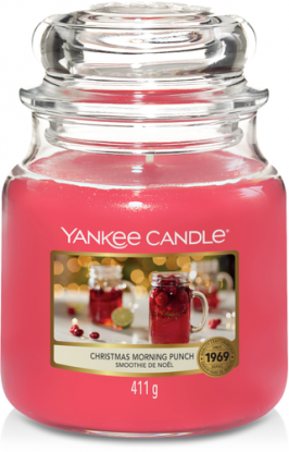 Yankee Candle sviečka stredná Christmas Morning Punch