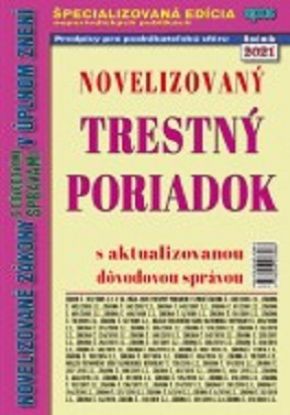 Novelizovaný trestný poriadok 1/2021