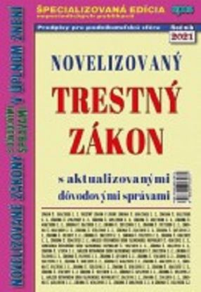 Novelizovaný trestný zákon 2/2021