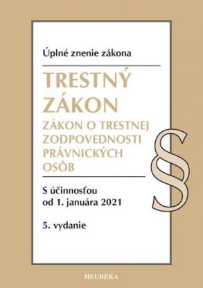 Trestný zákon + ZoTZPO Úzz, 5. vydanie, 2021