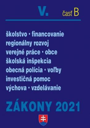 Zákony 2021 V. B - Školstvo, Obce