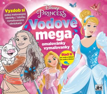 Vodové mega omalovánky / vymaľovanky - Princess