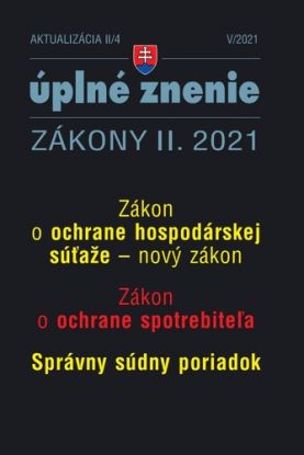 Zákony 2021 II aktualizácia II 4 - Ochrana hospodárskej súťaže