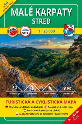 Malé Karpaty - Stred - TM 10 - 1: 25 000, 3. vydanie