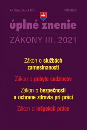 Zákony 2021 III aktualizácia III 8 - Zamestnanosť