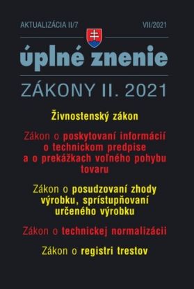 Zákony 2021 II aktualizácia II 7 - Živnostenské podnikanie, Register trestov