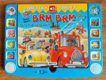 Detský tablet: Brm brm - zvuková knižka