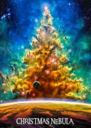 3D pohľadnica Christmas Nebula