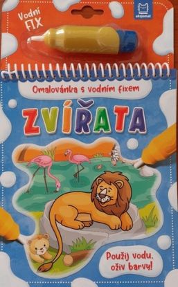 Omalovánka s vodním fixem: Zvířata