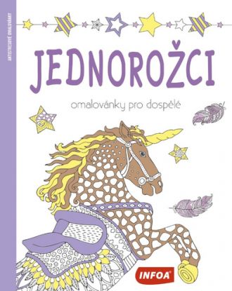 Omalovánky pro dospělé - Jednorožci