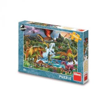 Puzzle Boj dinosaurov 100 XL Dino