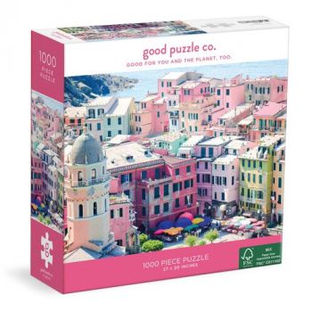 Puzzle Farebné Taliansko: Vernazza 1000 Galison