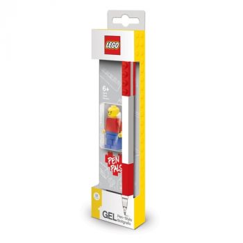 LEGO Gélové pero s minifigúrkou, červené 1 ks