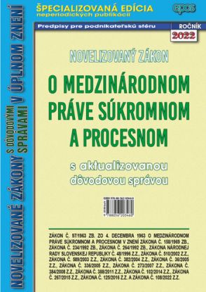 Novelizovaný zákon o medzinárodnom práve súkromnom a procesnom