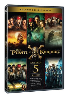 Piráti z Karibiku kolekce 1.-5. 5DVD