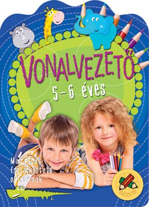 Vonalvezető 5-6 éves - Matricás foglalkoztató ovisoknak