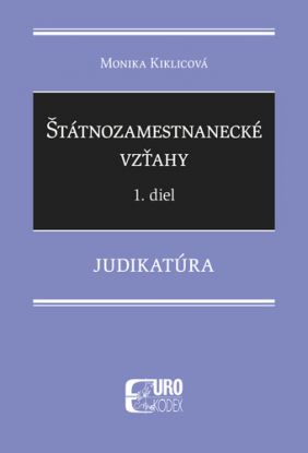 Štátnozamestnanecké vzťahy 1. diel - Judikatúra