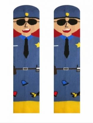 Unisex ponožky Policajti HestySocks (veľkosť: 43-46)