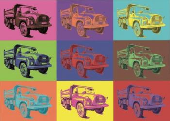 Puzzle Tatra 1000 pop art Dino