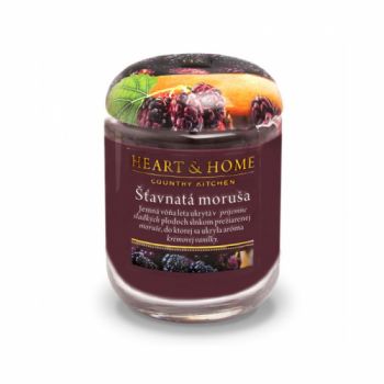 Veľká sviečka Heart & Home Šťavnatá moruša, 340g