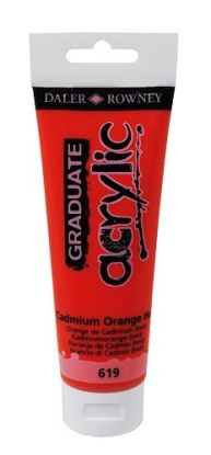 D&R Graduate akrylová farba Cadmium Orange Hue 120 ml