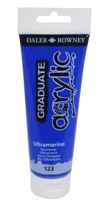 D&R Graduate akrylová farba Ultramarine Blue 120 ml