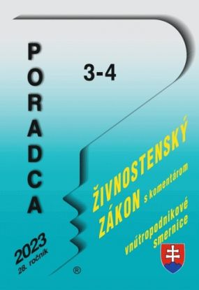 Poradca 3-4/2023 - Zákon o živnostenskom podnikaní s komentárom