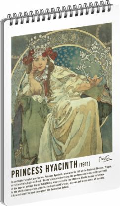 Špirálový zošit Alphonse Mucha: Primose, 60 strán