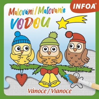 Malování / Maľovanie vodou: Vánoce / Vianoce