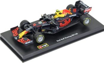 1:43 RACE F1 - Red Bull Racing RB16B (2021) 11 (Sergio Pérez) with helmet - hard case