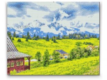 Diamantovanie podľa čísiel Vysoké Tatry (40x50cm)